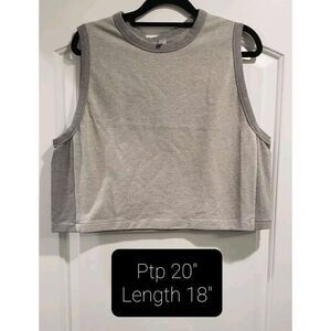 SKIMS Outdoor Basics Tank‎ In Heather Gray AP-CNT-0338 4XL NWT